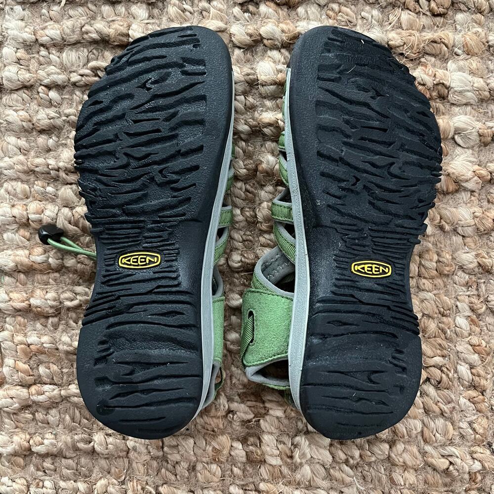 KEEN Whisper Sandals Womens 8.5 EU 39 Green Waterproof Hiking Sport EUC - Picture 6 of 16